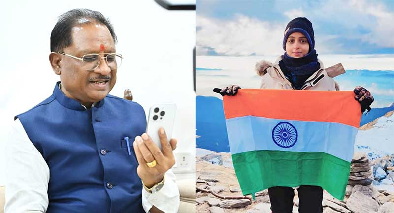 सीएम साय ने ऑटो चालक की बेटी निशा के लिए खोली किलिमंजारो फतह की राह