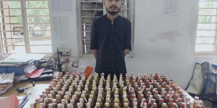 अवैध शराब बिक्री में आरोपी रवि सोनी उर्फ मोनू गिरफ्तार