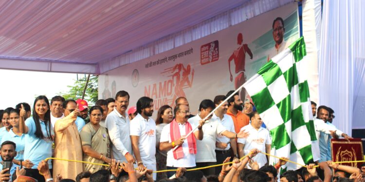 स्वस्थ और नशामुक्त भारत के लिए ‘नमो युवा रन’, अर्जुन राय और वंशिका पटेल प्रथम