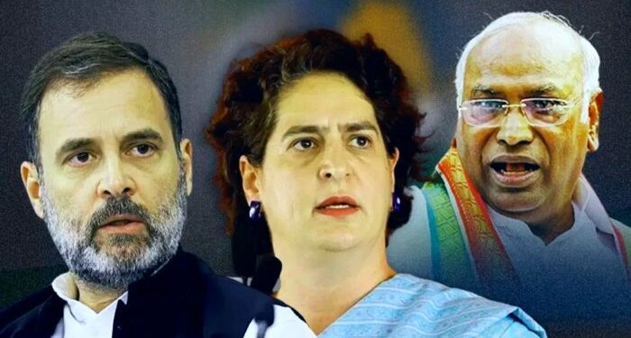 कांग्रेस के स्टार प्रचारकों में खरगे, राहुल और प्रियंका