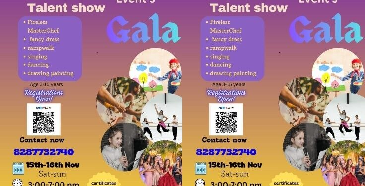 रायपुर में बच्चों का धमाकेदार टैलेंट शो: स्वरांगन अकादमी का ‘गाला’ 15-16 नवंबर को