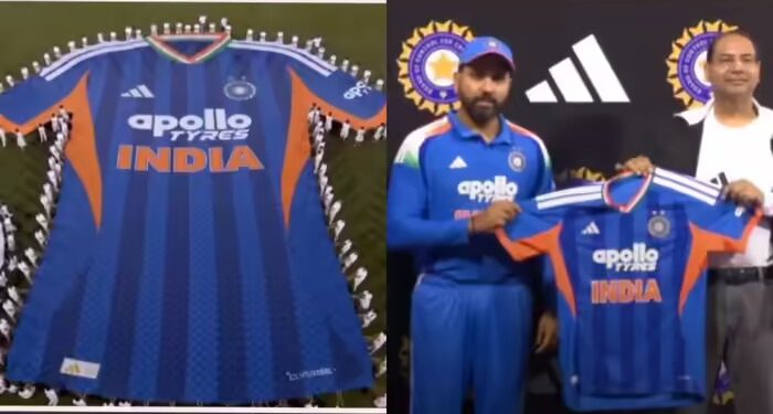 T20 वर्ल्ड कप 2026 के लिए टीम इंडिया की नई आई सामने, रोहित शर्मा के हाथों हुई लॉन्चिंग
