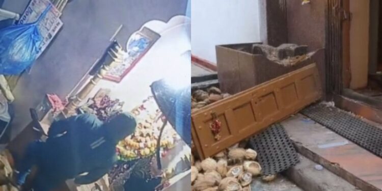 दंतेश्वरी मंदिर में लाखों की चोरी, पीछे के दरवाजे से घुसे चोर ले गए सोने के जेवर