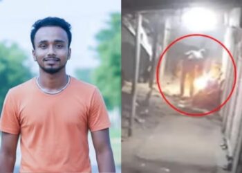Bangladesh Hindu youth Burned Alive in Garage