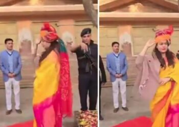 Tina Dabi Republic Day Flag Hoisting Video