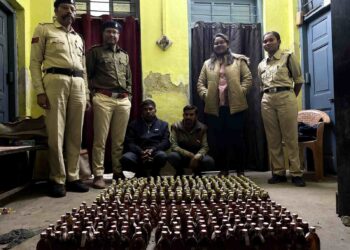 Excise Department Illegal Liquor Seizure