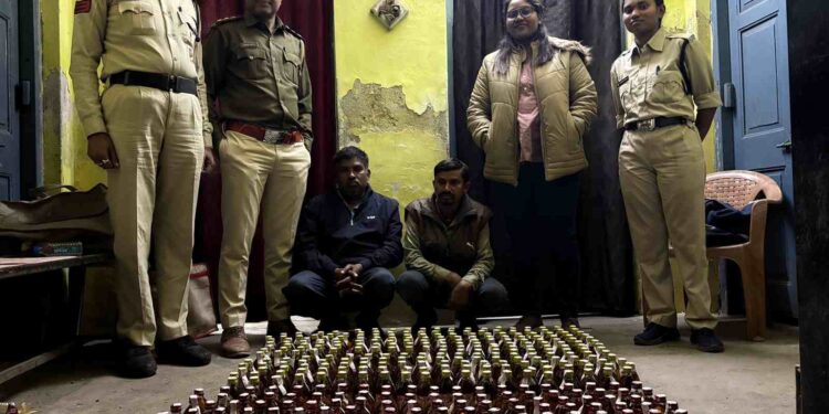 Excise Department Illegal Liquor Seizure