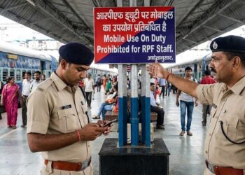 ऑन ड्यूटी मोबाइल चलाने वाले होंगे सस्पेंड, RPF डीआईजी का फरमान