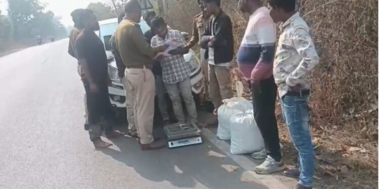 Mahasamund Ganja Smuggling Bust