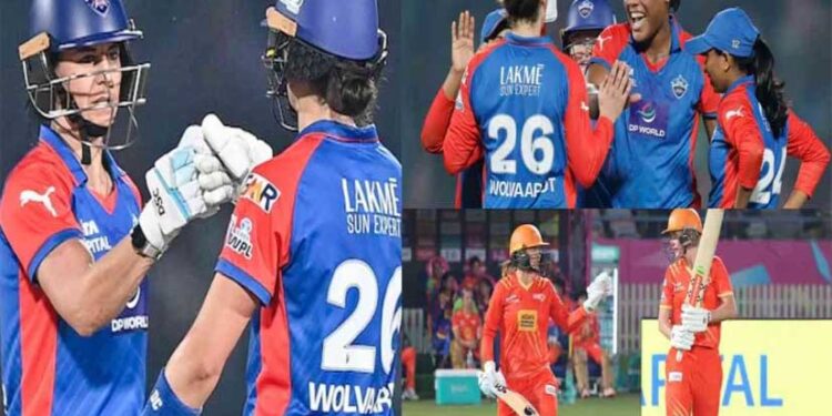 दिल्ली कैपिटल्स लगातार चौथी बार फाइनल में, गुजरात जायंट्स को सात विकेट से किया पराजित