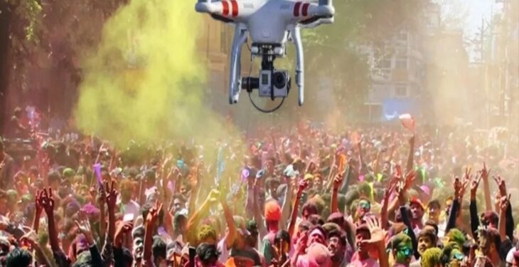 होली पर हुड़दंग करने वाले सावधान! रायपुर पुलिस ड्रोन से करेगी निगरानी, 3000 जवानों का सख्त पहरा