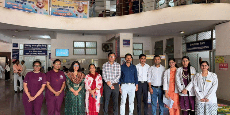 रायपुर: A Happy Mouth is a Happy Life के संदेश के साथ विश्व मौखिक स्वास्थ्य माह का आगाज़