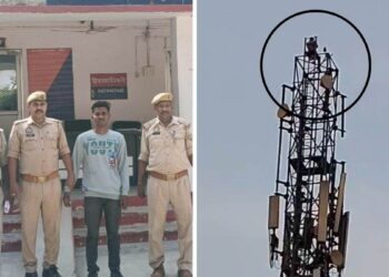 “वो आएगी तभी उतरूंगा…”: प्रेमिका के प्यार में युवक चढ़ा टावर, बना ‘शोले’ का वीरू
