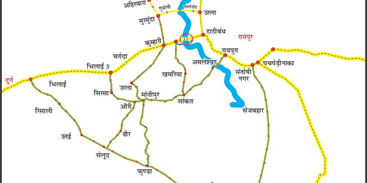 मरम्मत के चलते आज से रायपुर-दुर्ग-कुम्हारी खारुन ब्रिज बंद, इन रास्तों का करें इस्तेमाल