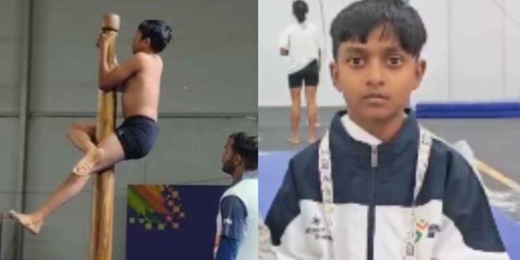 आयुष ने 10 साल की उम्र में मलखंभ में रचा इतिहास, बड़े खिलाड़ियों के बीच बनाई पहचान