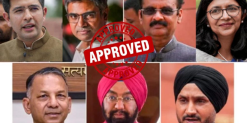 राज्यसभा में बड़ा राजनीतिक उलटफेर: AAP के 7 सांसदों का भाजपा में विलय, चेयरमैन ने दी मंजूरी