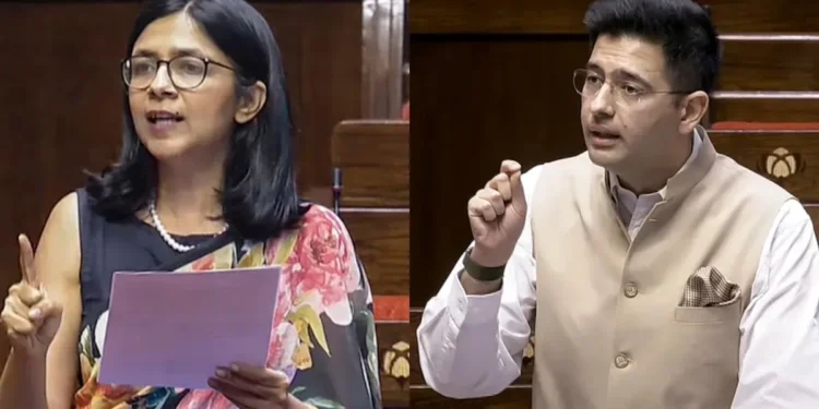 स्वाति मालीवाल विवाद से राघव चड्ढा की बगावत तक, AAP के अंदरूनी कलह की कहानी