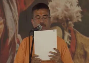 शुभेंदु अधिकारी बने बंगाल के नए CM, अग्निमित्रा पॉल,दिलीप घोष  ने ली मंत्रिपद की शपथ