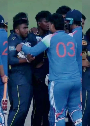 Super Over के बाद श्रीलंकाई खिलाड़ियों से भिड़े वैभव सूर्यवंशी, हो गई धक्का-मुक्की, बीच-बचाव करने उतरे सभी खिलाड़ी