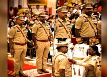 Chhattisgrh Police Shaurya Chakra:  देशभर में बढ़ा छत्तीसगढ़ पुलिस का मान: राष्ट्रपति द्रौपदी मुर्मू ने कांकेर के दो जांबाज पुलिस अधिकारियों को ‘शौर्य चक्र’ से किया सम्मानित