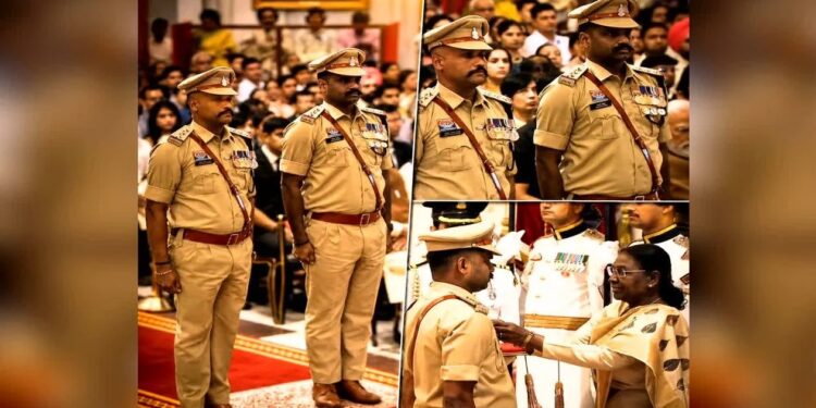 Chhattisgrh Police Shaurya Chakra:  देशभर में बढ़ा छत्तीसगढ़ पुलिस का मान: राष्ट्रपति द्रौपदी मुर्मू ने कांकेर के दो जांबाज पुलिस अधिकारियों को ‘शौर्य चक्र’ से किया सम्मानित