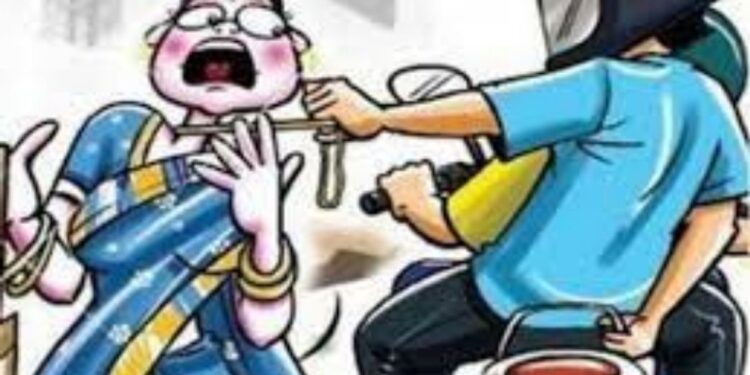 Chhattisgarh News: लोको पायलट की पत्नी से चेन स्नेचिंग, तीनों बदमाश फरार