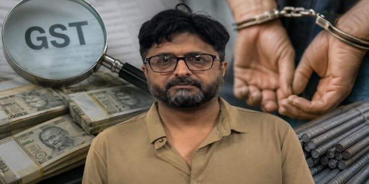 7 करोड़ रुपये के GST घोटाले में स्टील कारोबारी गिरफ्तार, DGGI रायपुर की बड़ी कार्रवाई