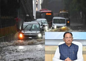 मूसलाधार बारिश से हालात बिगड़े, सीएम साय ने कलेक्टरों को अलर्ट रहने को कहा