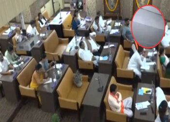 रायपुर नगर निगम में जलभराव पर बैठक के दौरान टपकी छत, वीडियो वायरल
