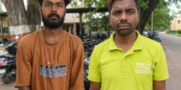 मोबाइल हैक कर बैंक खातों से 3.94 लाख की साइबर ठगी करने वाले दो अंतर्राज्यीय ठग गिरफ्तार