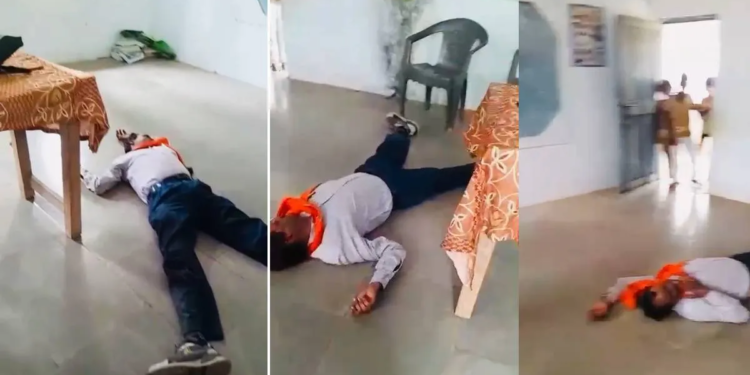 शराब के नशे में स्कूल पहुंचा शिक्षक, छात्रों से मांग ली बीड़ी, वीडियो आने के बाद तत्काल कर दिया निलंबित
