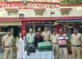 रायपुर रेलवे स्टेशन से पकड़ाया गांजा तस्कर, लाखों का गांजा बरामद