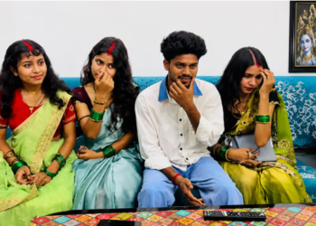 रीलबाज तीन बहनों ने एक ही लड़के से शादी की: बोलीं- अलग हुए तो मर जाएंगे; एक बीटेक कर रही, 2 इंटर पास