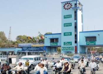 भिलाई स्टील प्लांट में काम के दौरान हादसा, पुशर कार की चपेट में मजदूर की मौत