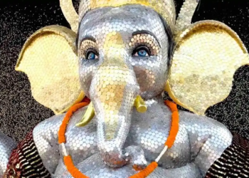 50 हजार सिक्कों से साकार हुए बप्पा, देवपुरी में ‘सिक्कों वाले गणेश’ का अनोखा रूप