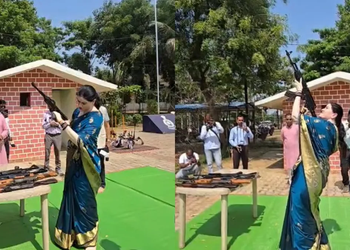 AK-47 से फायरिंग का VIDEO वायरल होने के बाद IPS अंकिता शर्मा को कारण बताओ नोटिस, समर्थन में उतरे विधायक रिकेश सेन